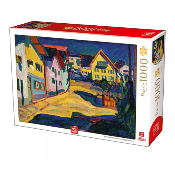 Widok na Murnau, Wassily Kandinsky (1000el.) - Sklep Art Puzzle